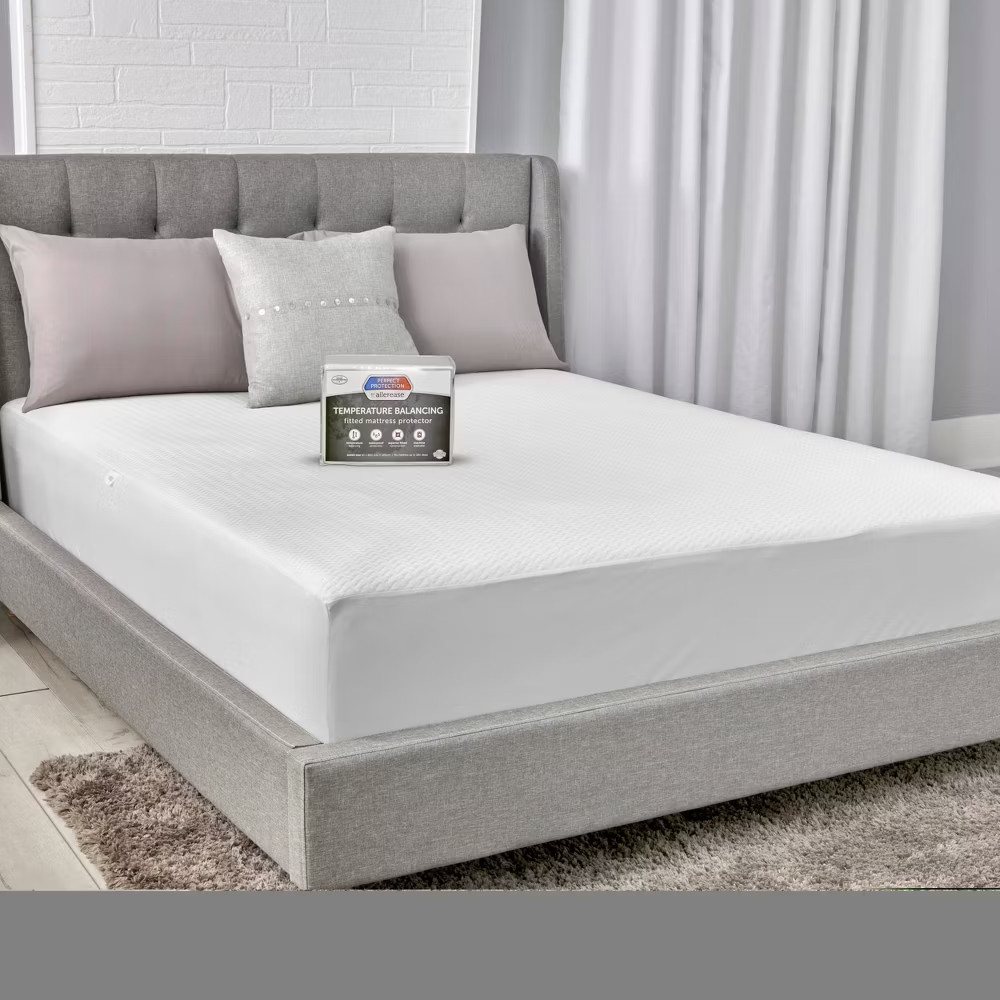 Queen Perfect Protection Quilted Luxury Mattress Protector - Allerease gallery