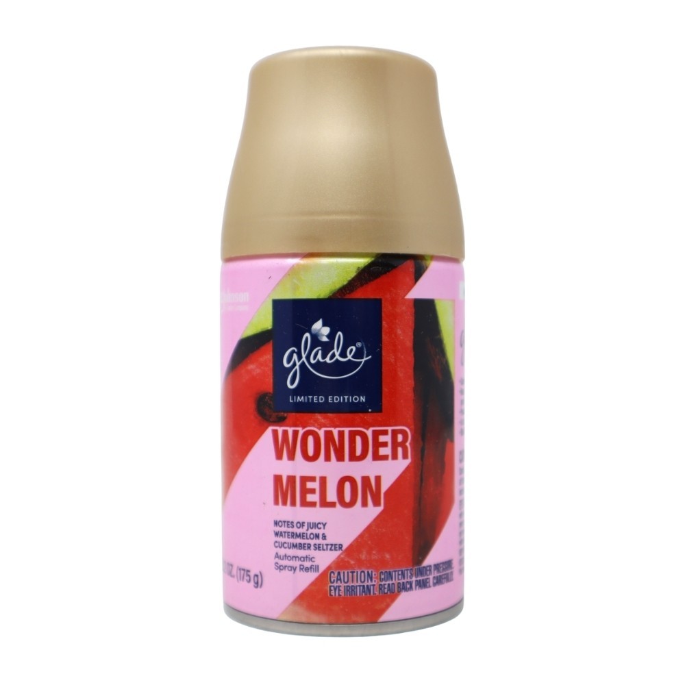 3 Pack - Glade Automatic Spray Air Freshener Refills, Wonder Melon, 6.2 oz gallery