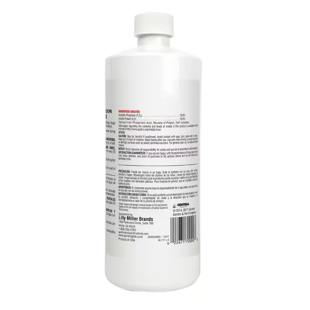 Alaska Morbloom 32 oz. (1 qt.) Liquid Flowering Plant Food Fertilizer Concentrat gallery