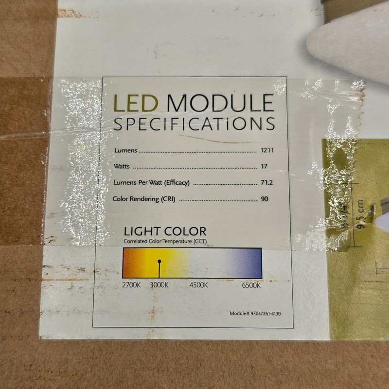 Progress Lighting Appeal LED Flushmount Brushed Nickel Etched Linen Glass 9" gallery