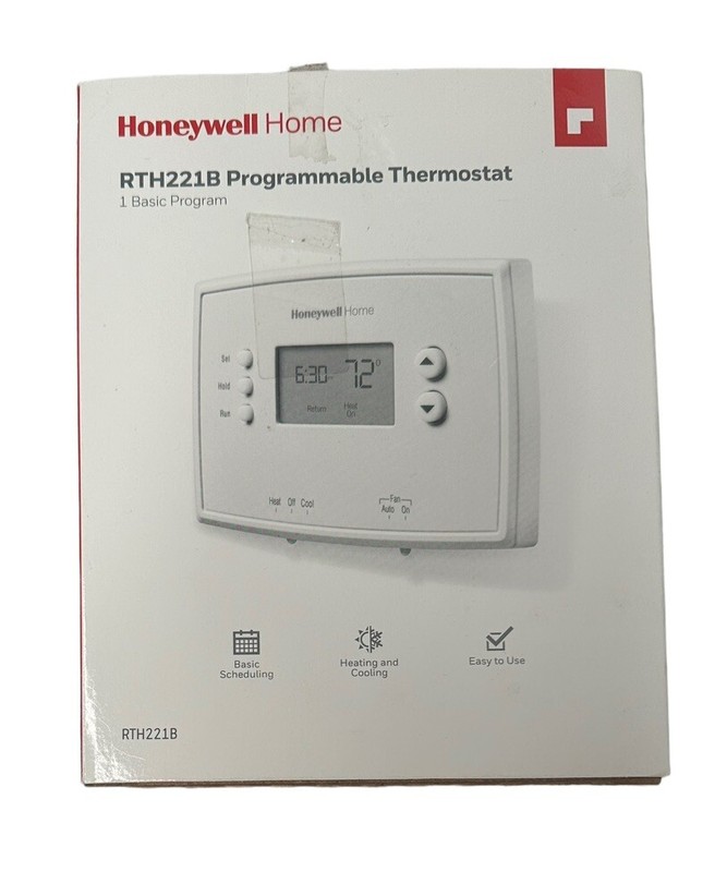 Honeywell Programmable Home Thermostat RTH221B Heating Cooling 1 Week gallery