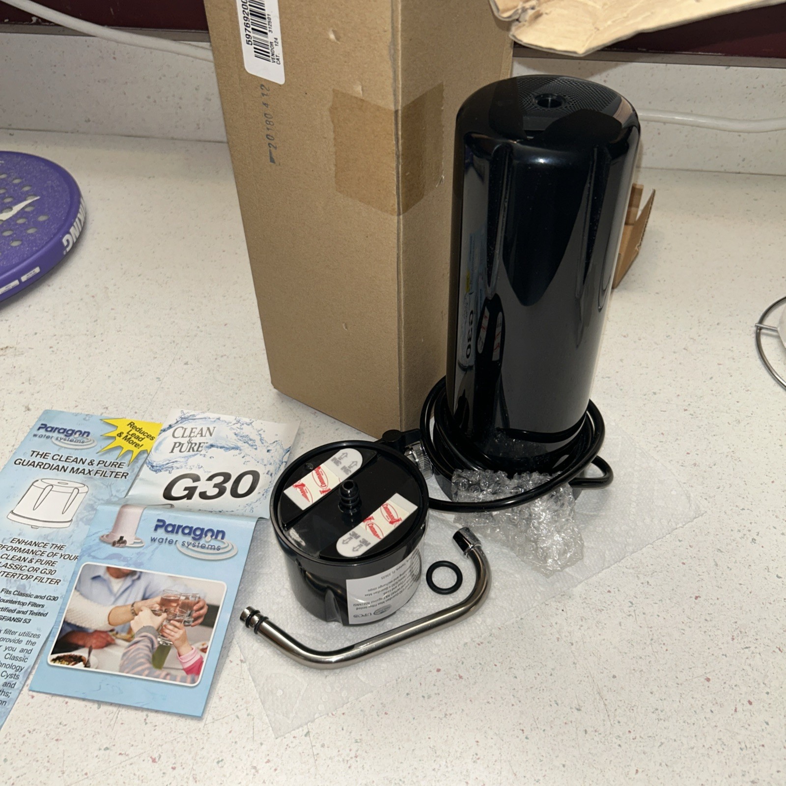 Paragon Clean & Pure G30 Countertop Water Filter System w/ Guardian Filter NICE! gallery