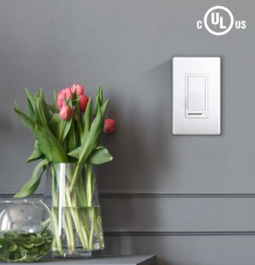 Wall Mount Dimmer Switch with Paddle Button for LED and Incandescent Bulbs gallery