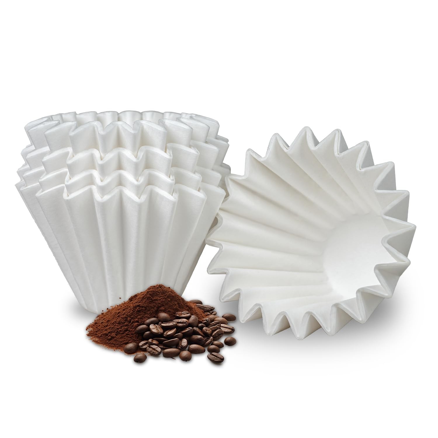 1-2 Cup Small Coffee Filters,100 Count Disposable Basket Coffee Filter Paper gallery