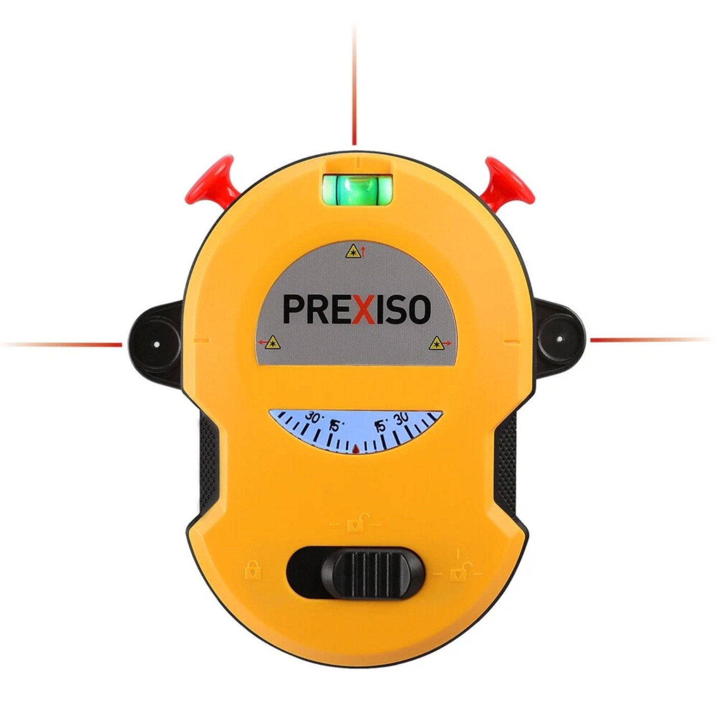 PREXISO Multi Surface Laser Level LED Light Vial 30Ft Horizontal Vertical Line gallery