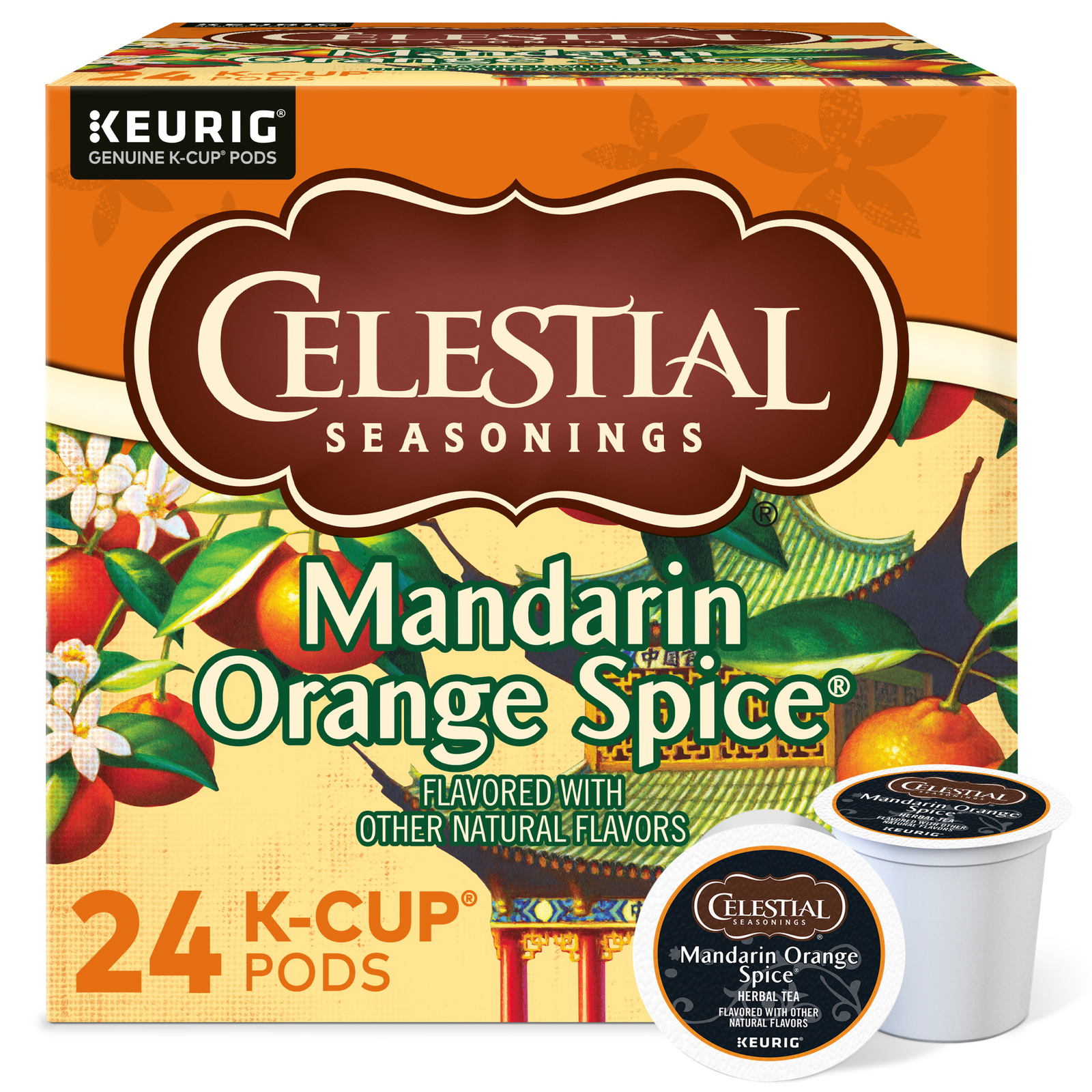 Mandarin Orange Spice® Tea, Single-Serve K-Cup Pods, 24 Count gallery