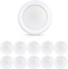 10-Pack Dimmable 6" LED Disk Lights, 16.5W, 5000K, 1000Lm, ETL Listed gallery