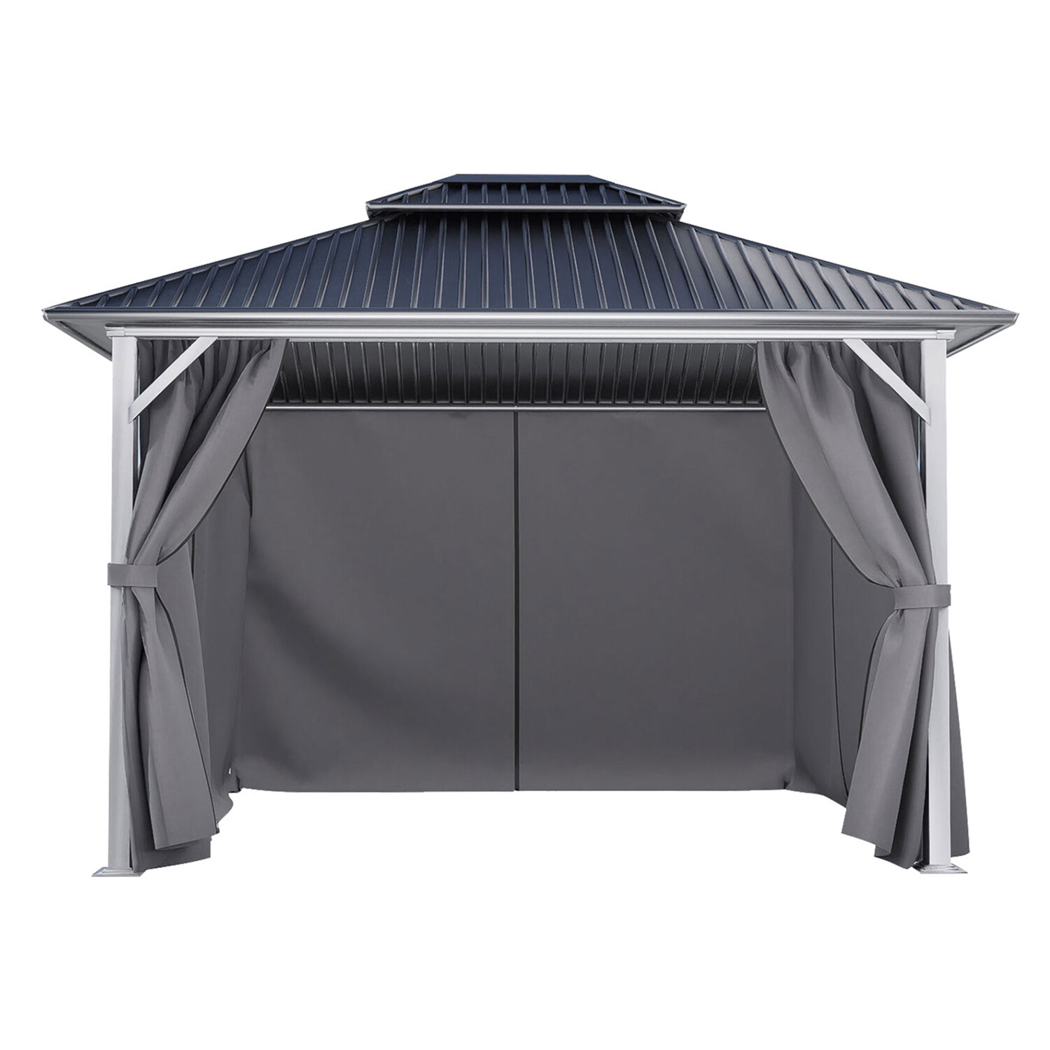 Aoodor Gazebo Curtain Set Protecting Privacy Side Walls 4 Panels (Curtain Only) gallery