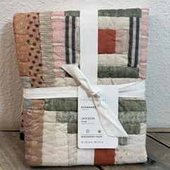 POTTERY BARN JAXSON REVERSIBLE QUILTED PILLOW SHAM (1) STANDARD ~ MULTI