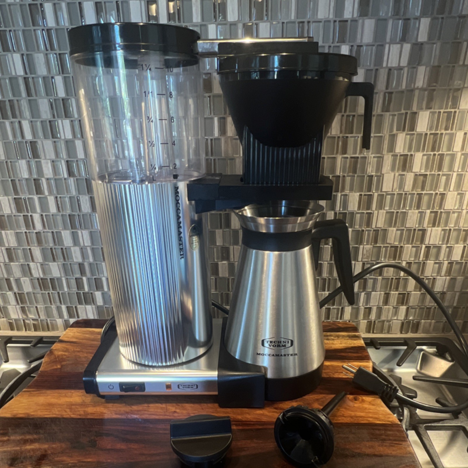 Technivorm Moccamaster Filter Coffee Machine Silver 1.25L 10 Cups Carafe gallery