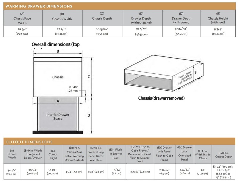 Dacor 30" Warming Drawer Push-to-Open GRAPHITE STEEL DWR30M977WIM gallery