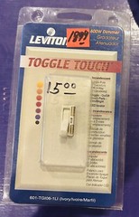 Leviton Toggle Touch 600W Dimmer Switch 601-TGI06-1LI Ivory – NOS