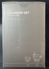 Colander Stainless Steel 2 Piece Set 1.5 QT - 5 QT Lexihome New Sealed Box gallery