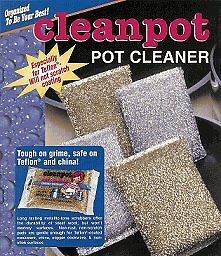 Cleanpot Pot Cleaner Non-Scratch Teflon Scrubber Luster Sponge (Package May Vary gallery