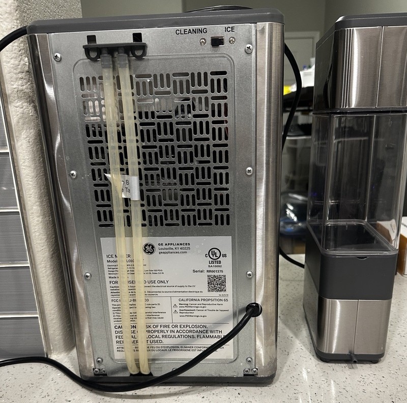 GE Portable Opal Nugget Ice Maker Countertop Side Tank Ice Machine Fully Working gallery