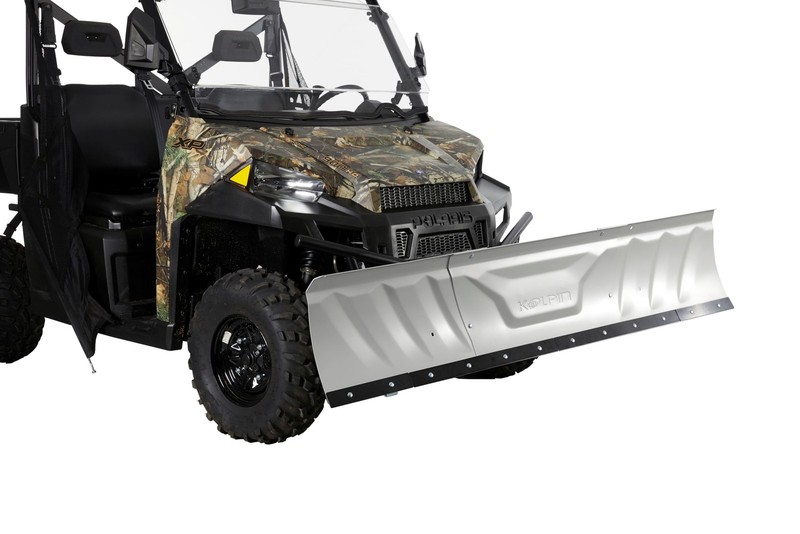 Kolpin Switchblade Universal UTV Snow Plow System, Adjustable 60" or 72" Width, gallery