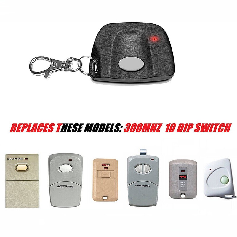 1/2PC Garage & Gate Door Remote Control Opener Transmitter 10 digit EZ Code M300 gallery