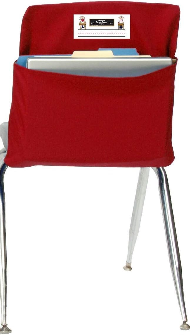 Poly/Cotton Chair Storage Pocket for Students, Durable and Machine Washable gallery