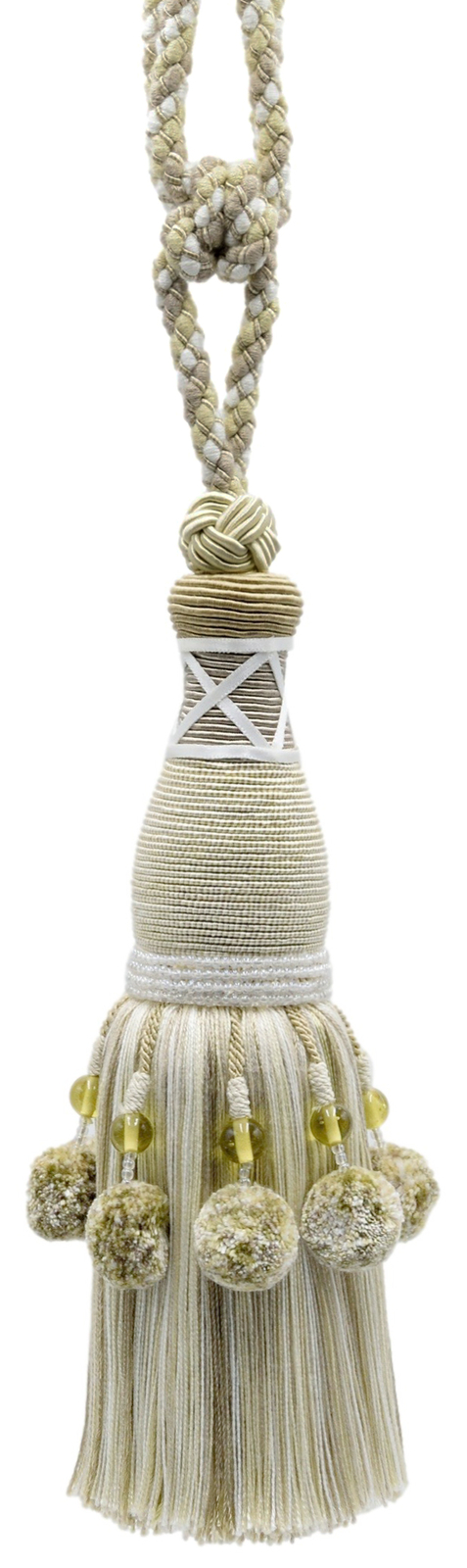 DÉCOPRO Tassel Tieback, Color# VL06 - Bone Ivory [Sold Individually] gallery