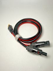 3ft Solar Panel Plug to XT60 Charge Cable, 10AWG Connector with Upgraded Adapter