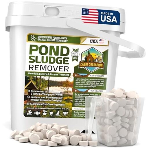 Pond Sludge Remover – 5 Pounds Beneficial Pond Bacteria & Enzyme 10 Scoops gallery