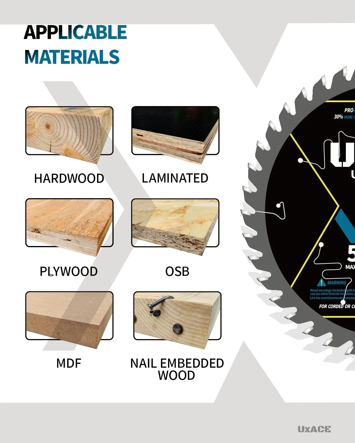 5-1/2-Inch 40-Tooth Circular Saw Blade with 10 Mm Arbor, Ultra Finish Wood Cutti gallery