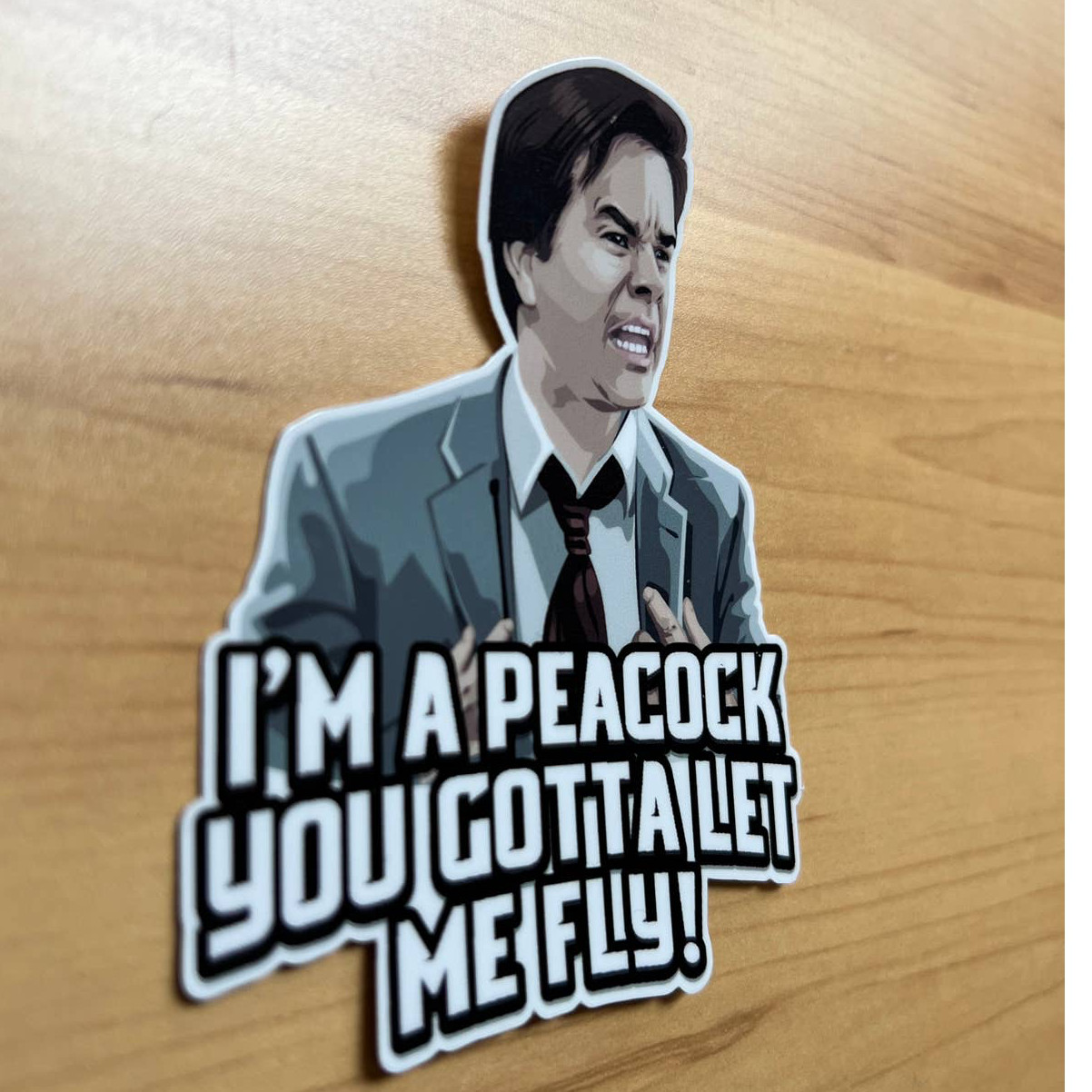 The Other Guys "Peacock" Vinyl Sticker gallery