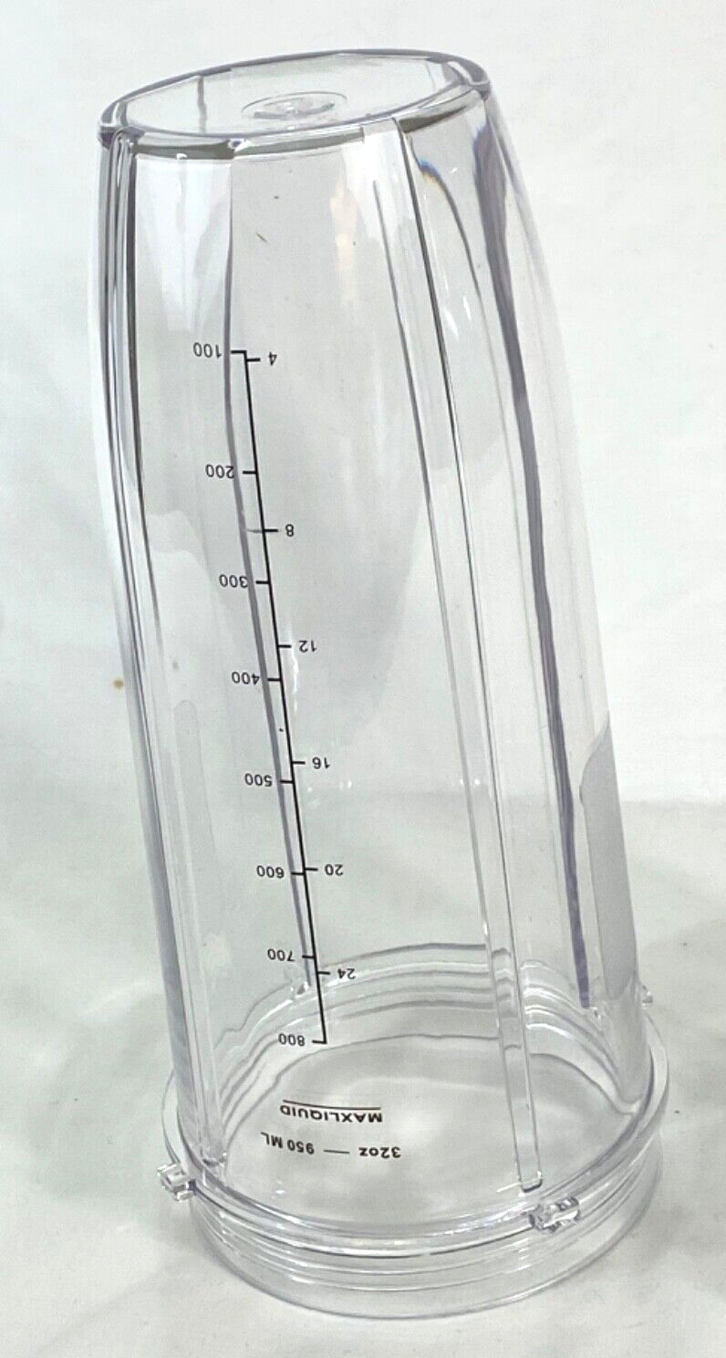 replacement Ninja 32 oz cup screw on clear plastic gallery