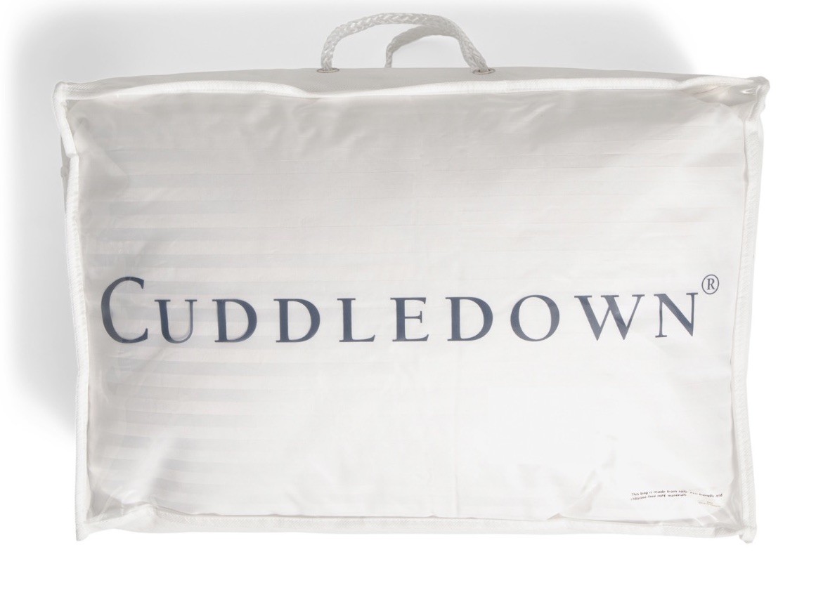 Cuddledown 700 Fill Power White Duck Down Stripe Pillow Standard 20 x 26 gallery