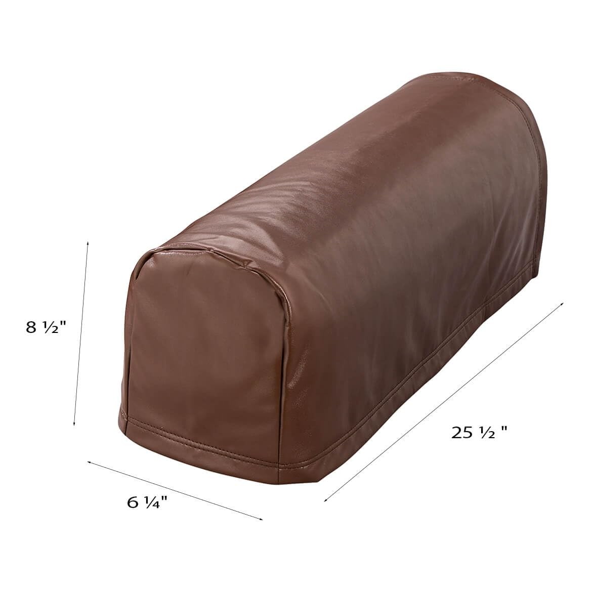 Fox Valley Traders Faux Leather Arm Rest Covers, Set of 2 gallery