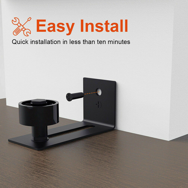 Adjustable Wall Mount Floor Guide Sliding Barn Door Hardware for Sliding Door gallery