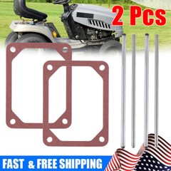 2PCS For Briggs & Stratton Push Rod Set &Valve Cover Gasket 690981 690982 690971