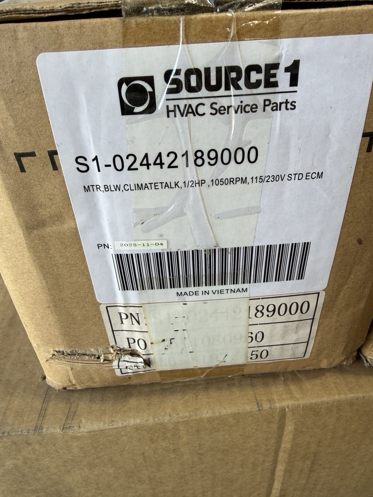 Source 1 S1-0244189000 Motor Climatek gallery
