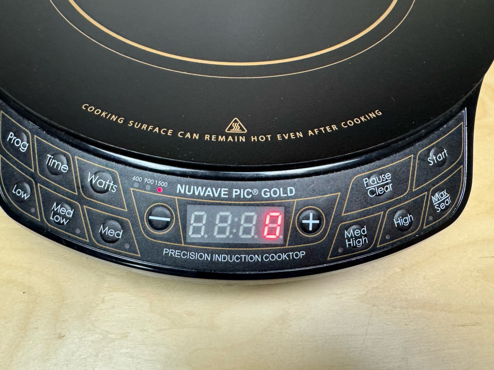 Nuwave Precision Induction Cooktop Gold Portable 1,500 Watts Model 30211 Tested gallery