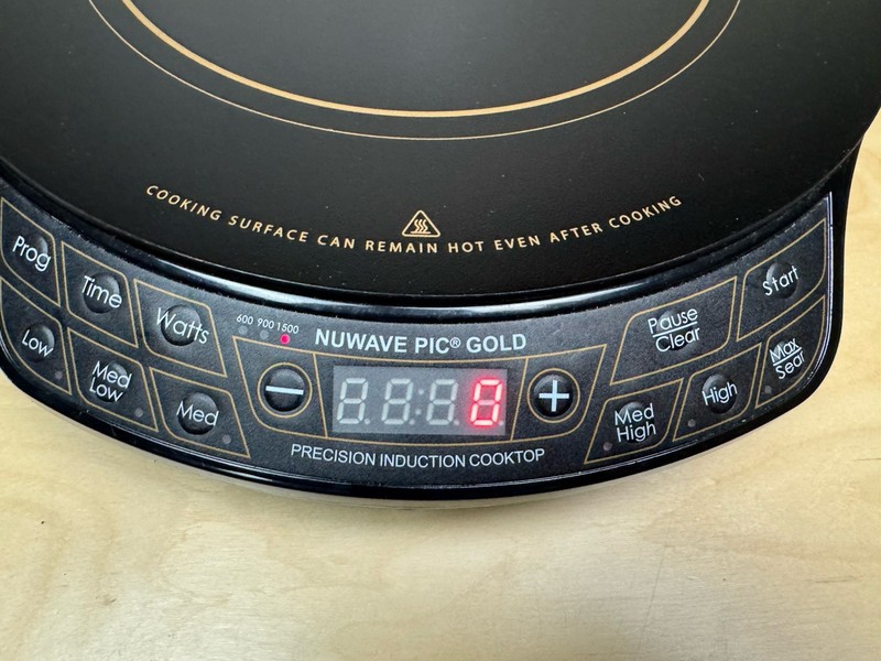 Nuwave Precision Induction Cooktop Gold Portable 1,500 Watts Model 30211 Tested gallery