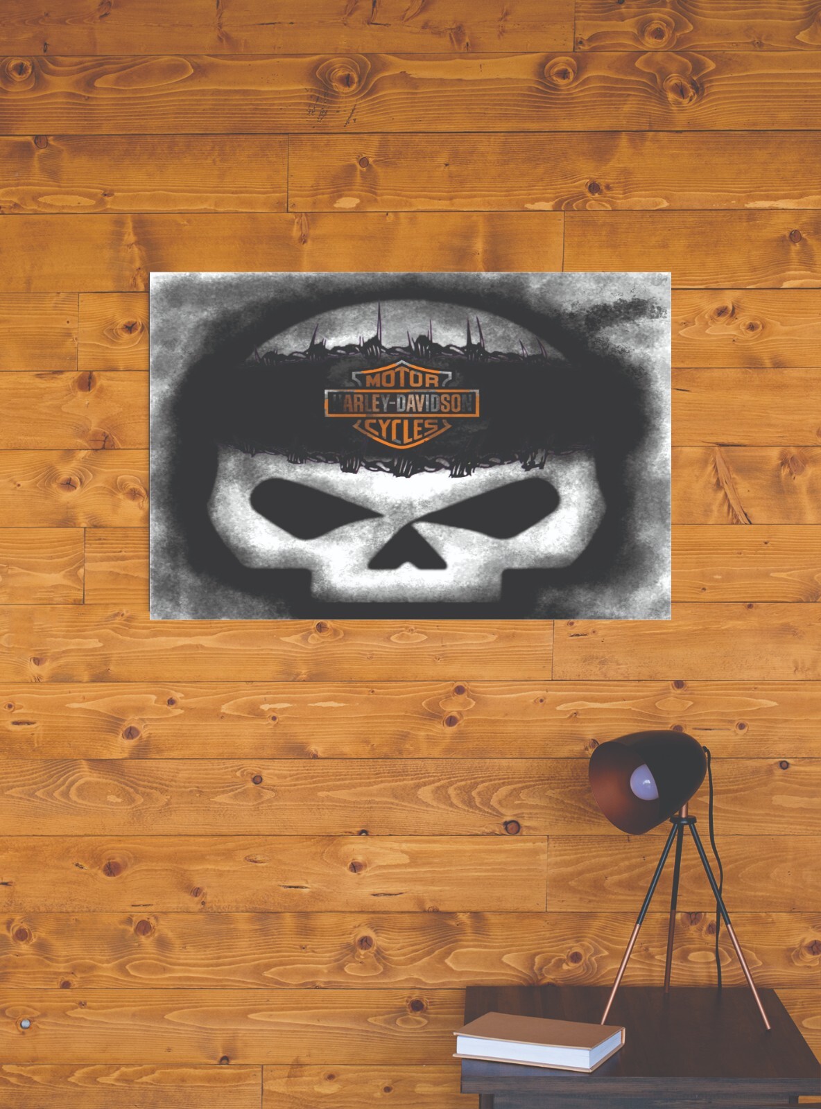 HARLEY DAVIDSON MOTORCYCLES CANVAS WALL ART READY TO HANG CP121 gallery