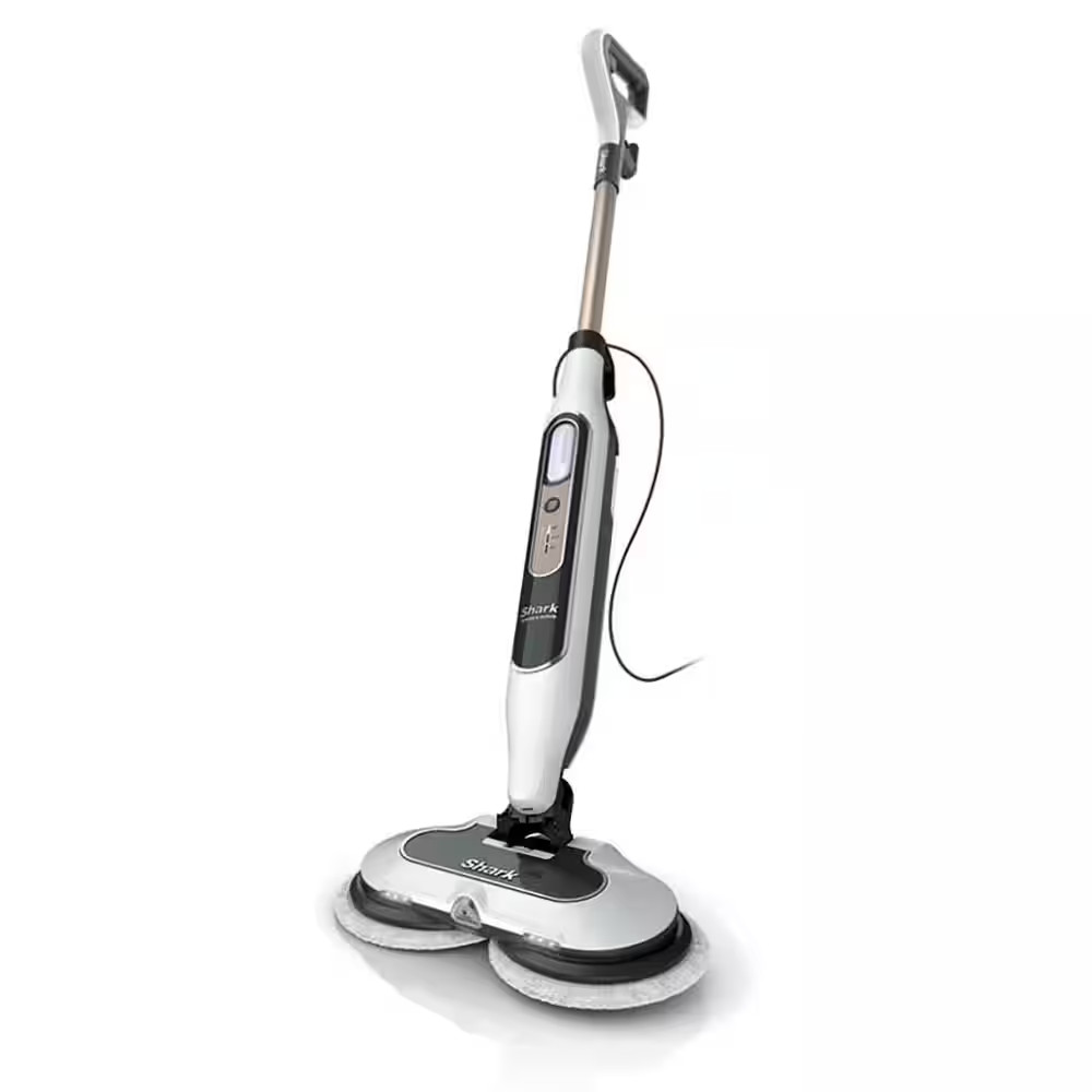 Shark - Steam & Scrub with Steam Blaster Technology Hard Floor Steam Mop - White gallery