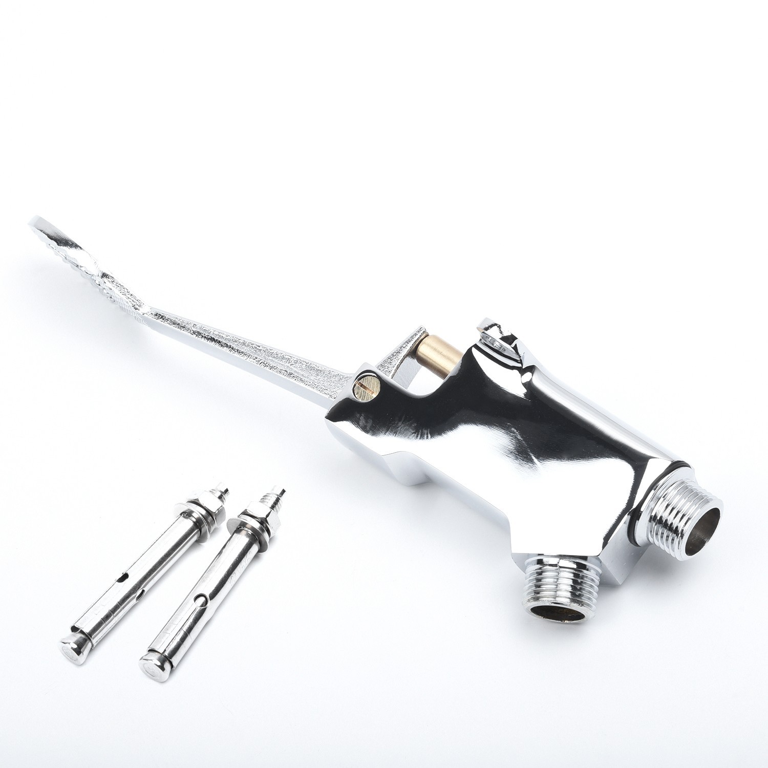 Floor Foot Pedal Control Switch Tap Valve Faucet Copper Basin Single Cold Water gallery