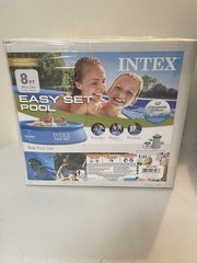 Intex Easy Set 8ft x 24″ Ground Pool with Filter – Blue (28107EH)