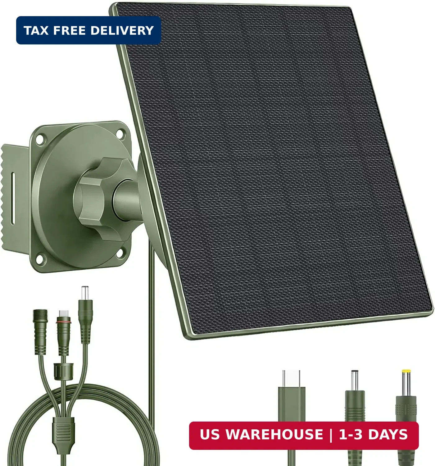 Zivif Solar Panel for Trail Camera, 5W Solar Charger Built-in 5200mAh Rechargeab gallery
