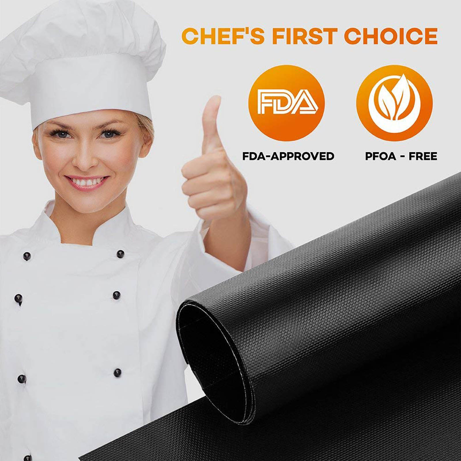 2-10pcs BBQ Grill Mat Non-stick Reusable Barbecue Pad Cooking Sheet Pad gallery