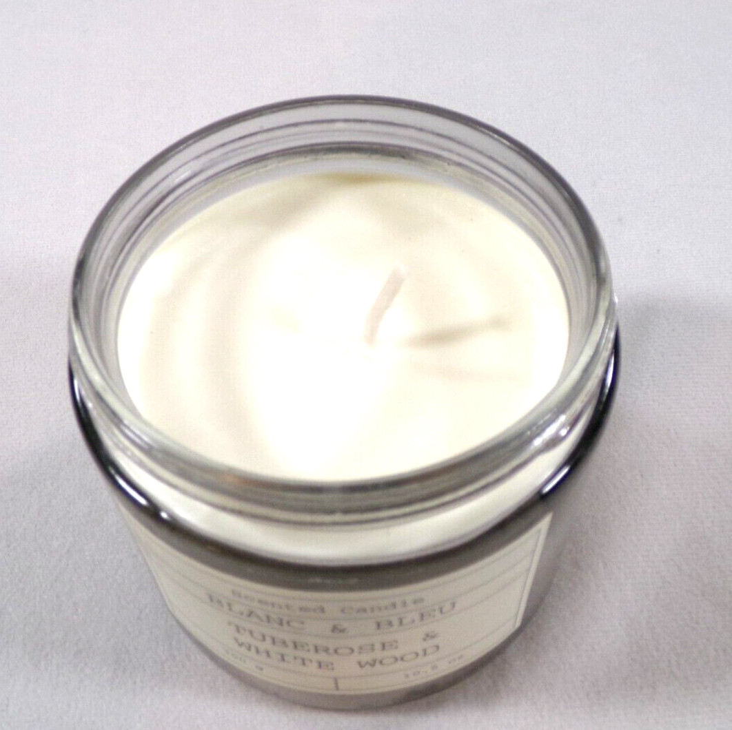 SCENTED CANDLE BLANC & BLEU TUBEROSE & WHITE WOOD 10.5 0Z POPULAR SCENT gallery