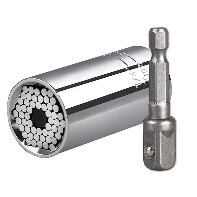 Universal SOCKET Wrench Tool 1/4-3/4 7mm-19mm Magic Grip Alligator Adapter Set