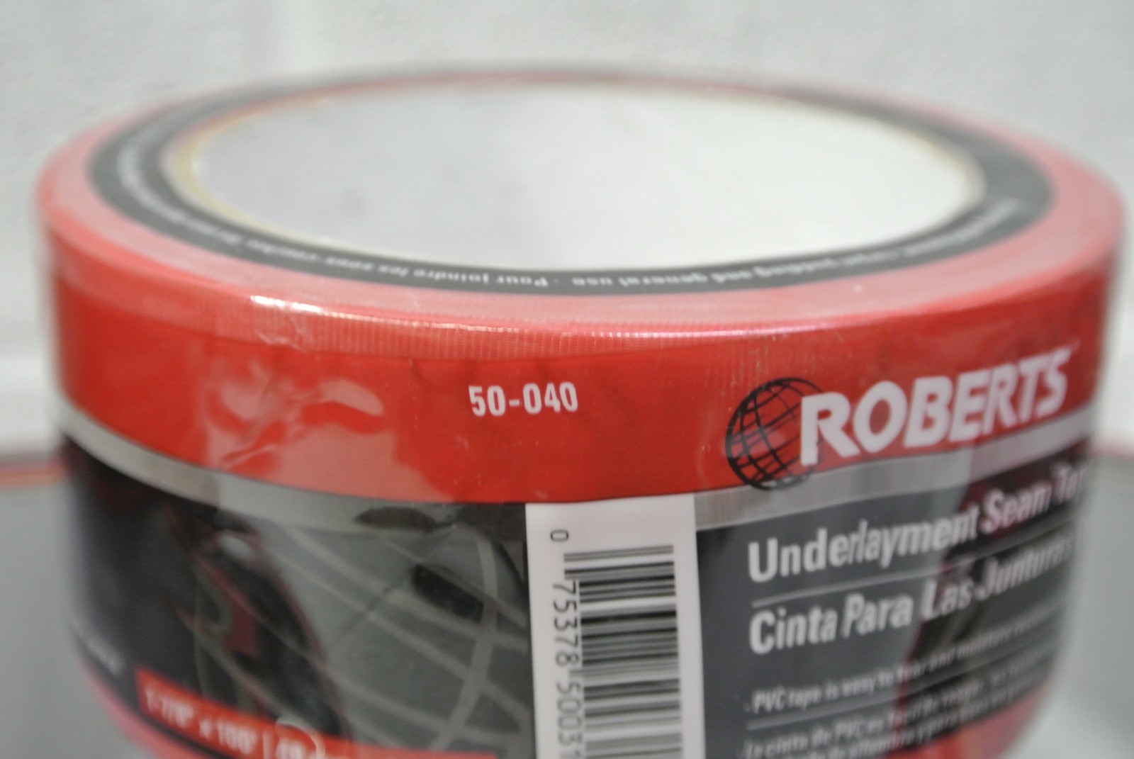 Roberts Underlayment Seam Tape Flooring Tool Roll Red 1-7/8" x 100' 50-040 gallery