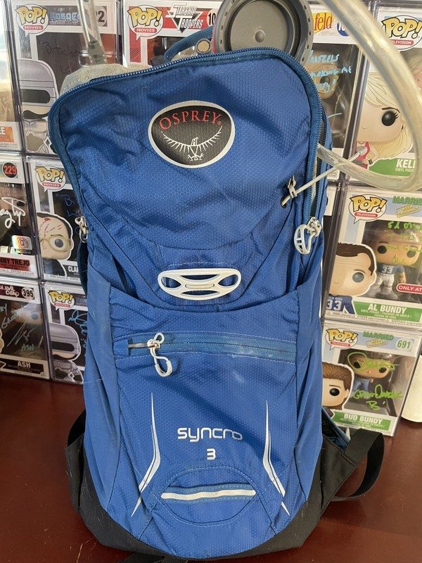 Osprey Syncro 3 Hiking / Trail Backpack Bag – Blue – WITH Bladder