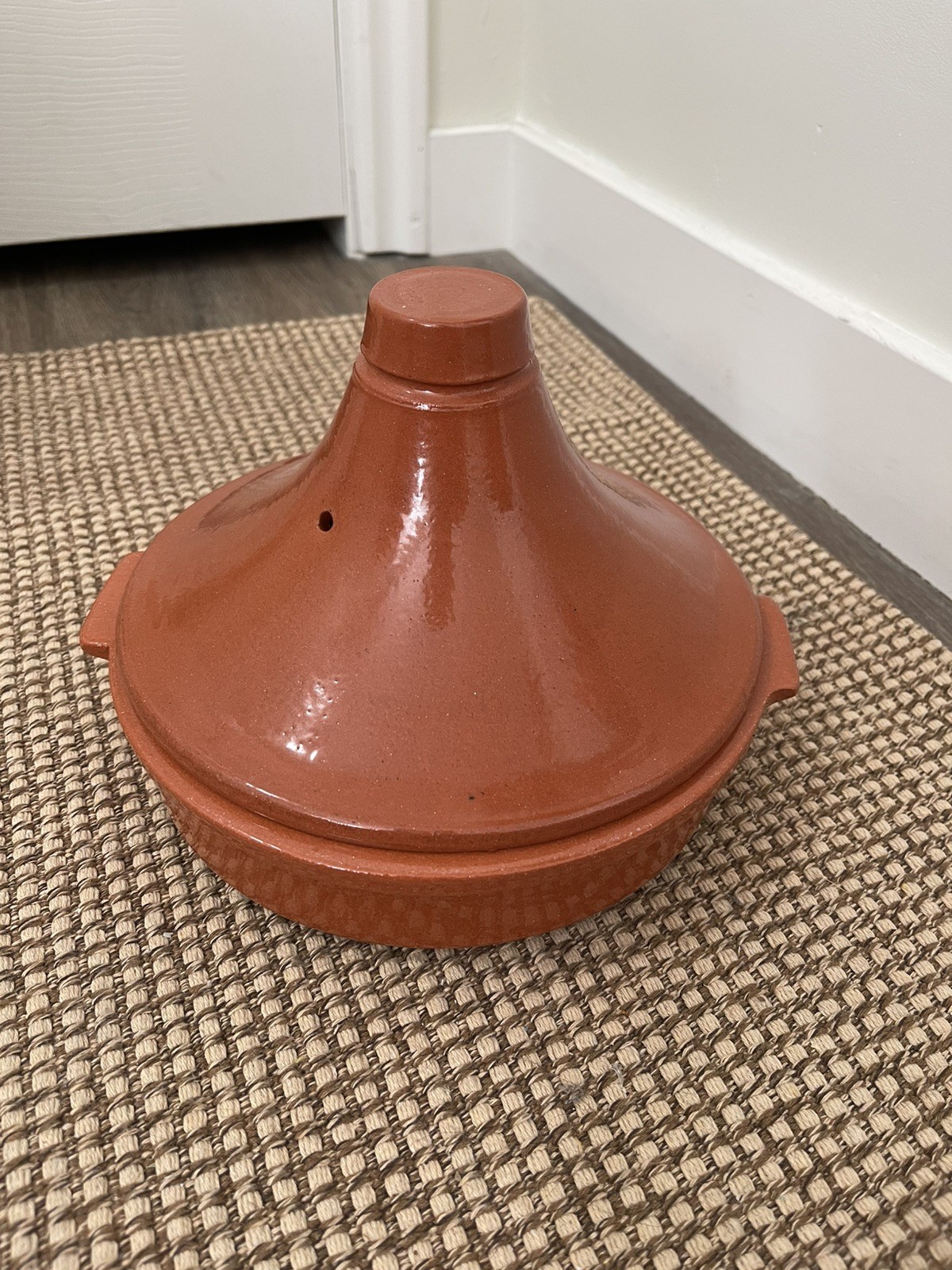 Sur La Table 8.5” Orange Tagine Terracotta Glazed Cookware gallery