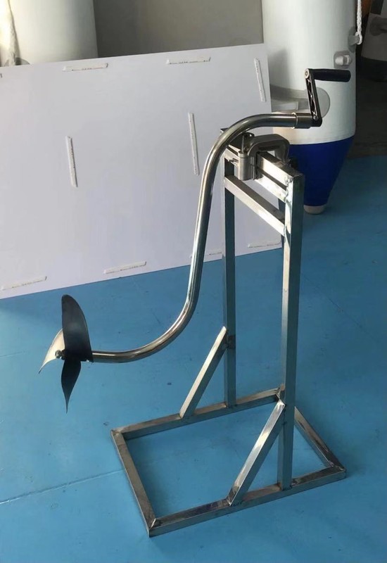 Hand Powered Outboard Propeller Saving Rubber Boat Paddle Hand Propeller Marine gallery