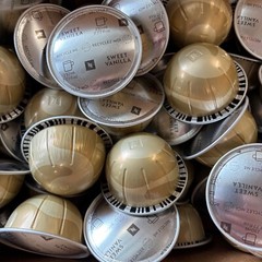 Nespresso Vertuo, Sweet Vanilla, Medium Roast Coffee Pods, 50 ct BULK/LOOSE
