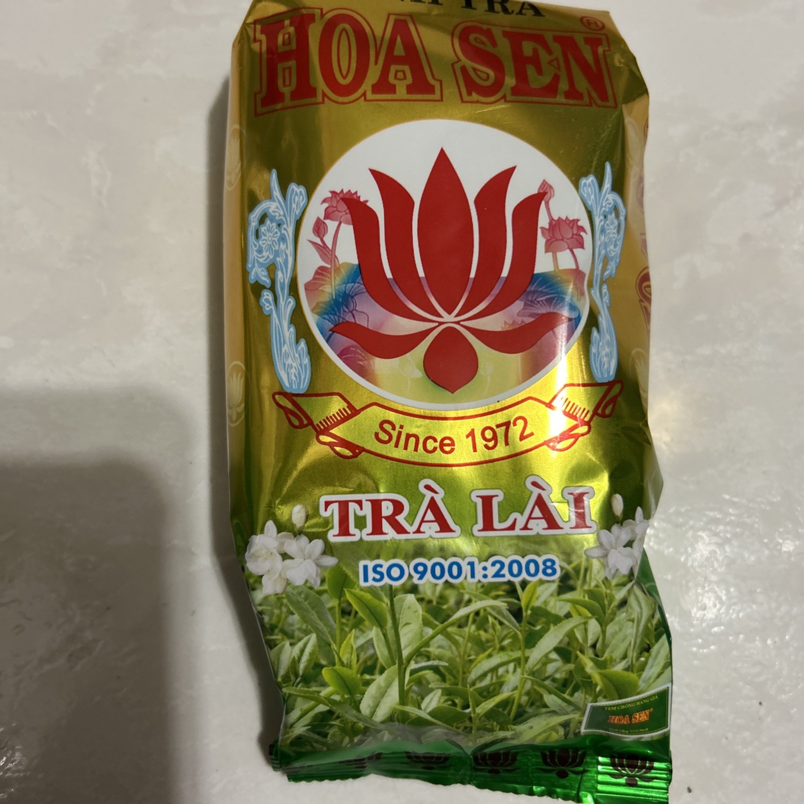 Jasmine Green Tea Tra Moc Cau Hoa Sen Product Of Vietnam 70grm Tra Lai gallery
