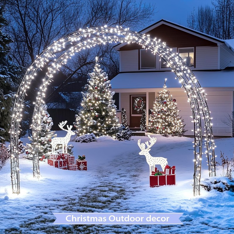 Solar Christmas Lights LED Solar String Lights Outdoor Waterproof Garden Decor gallery